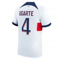 Paris Saint-Germain Manuel Ugarte #4 Vonkajší futbalový dres 2023-24 Krátky Rukáv